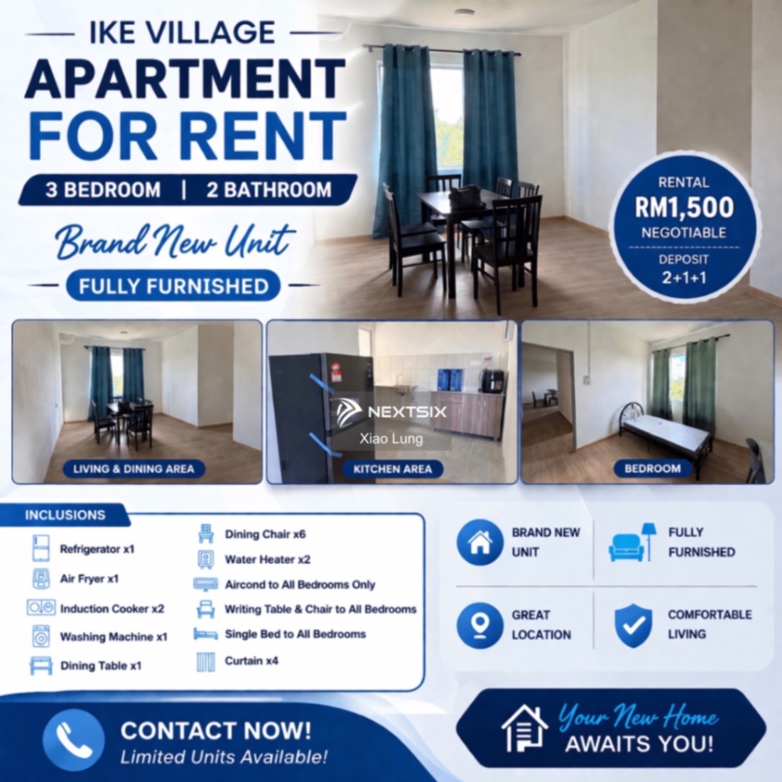 Apartment For Rent in Kota Samarahan Sarawak
