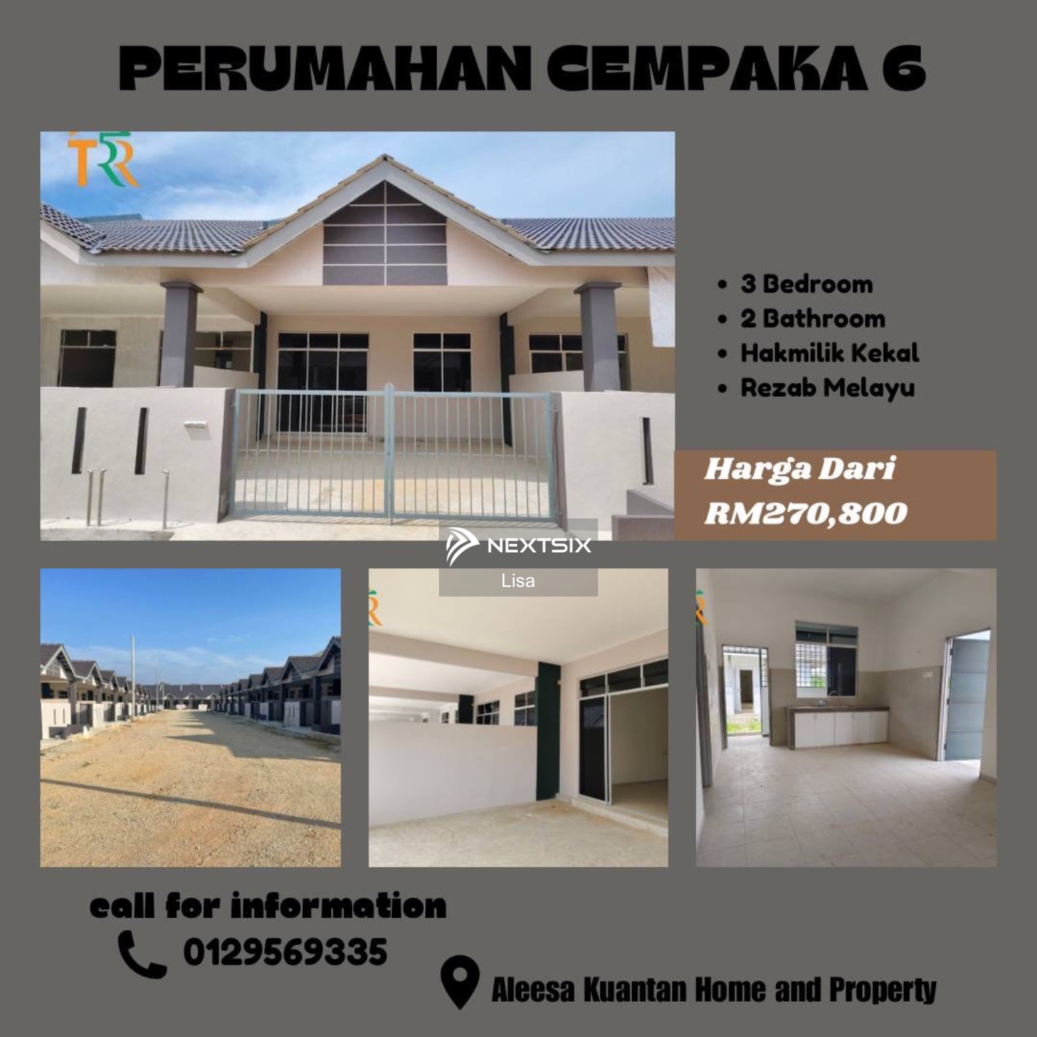 1-sty Terrace/Link House For Sale in Kuantan Pahang