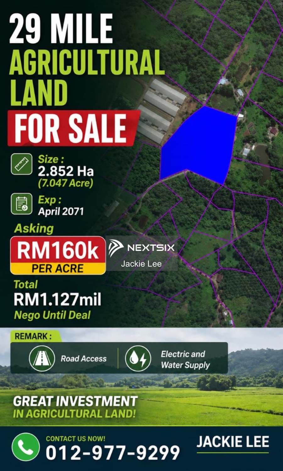 Agricultural Land For Sale in Kuching Sarawak