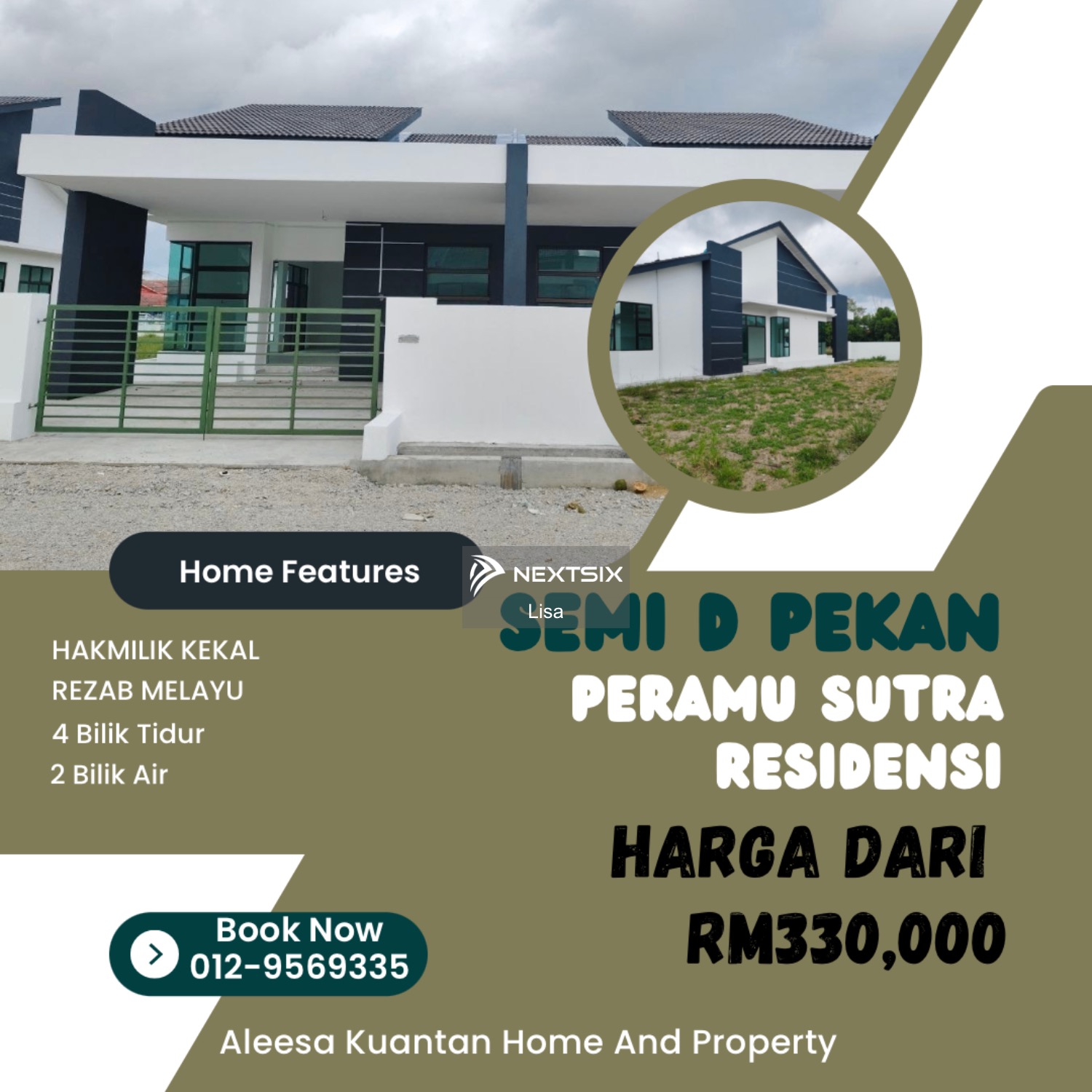Semi-detached House For Sale in Pekan Pahang