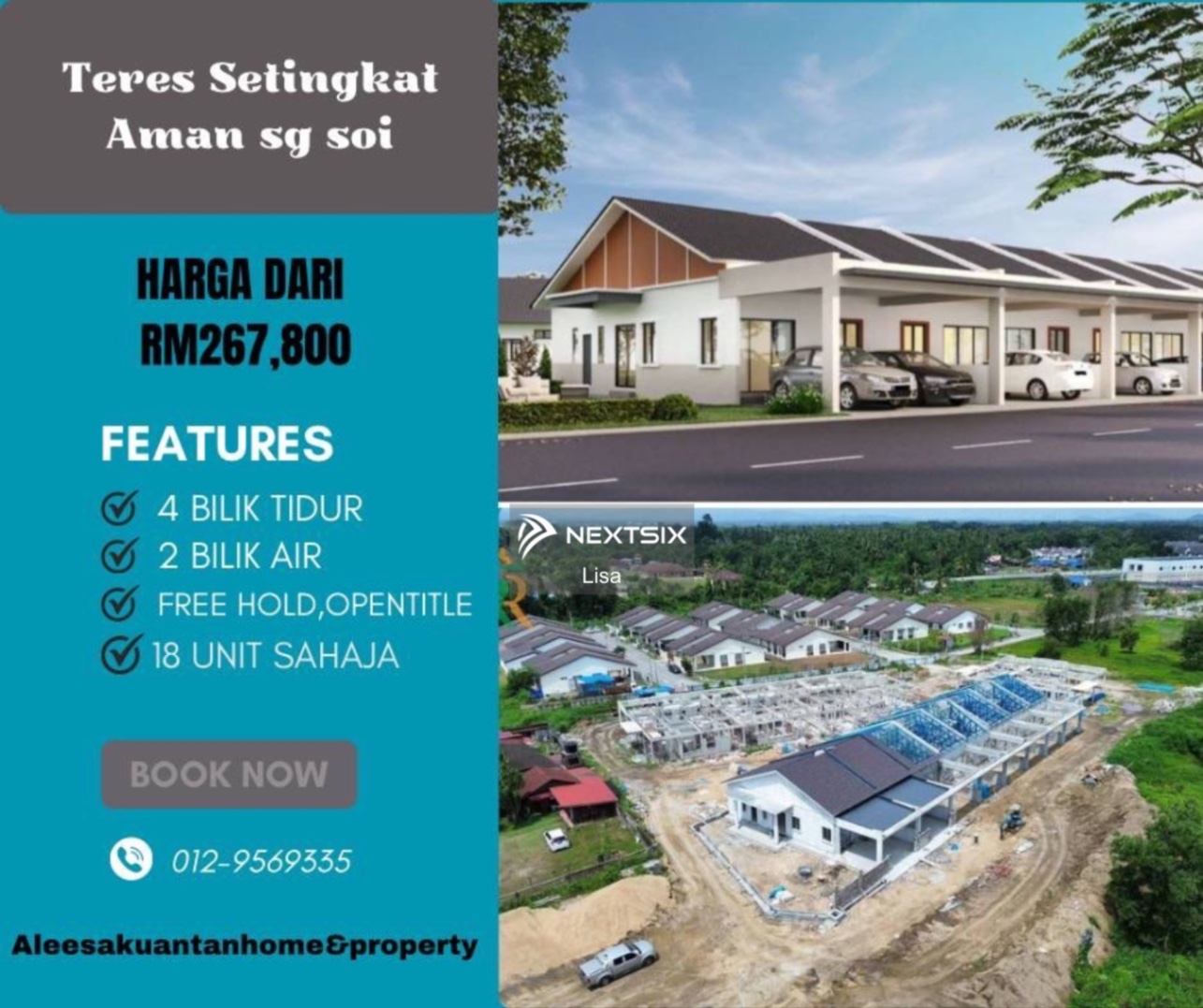 1-sty Terrace/Link House For Sale in Kuantan Pahang