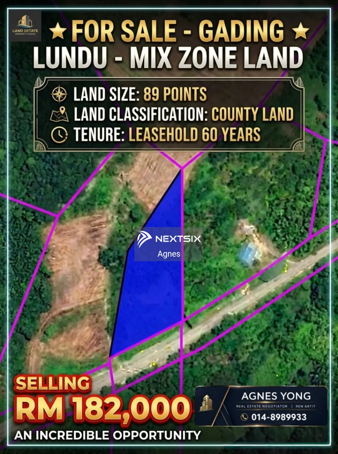 Agricultural Land For Sale in Lundu Sarawak