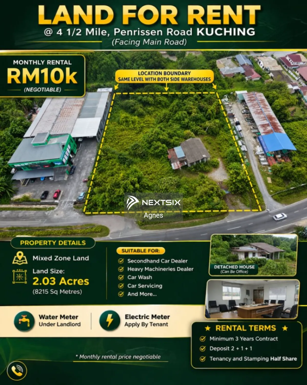 Agricultural Land For Rent in Kuching Sarawak