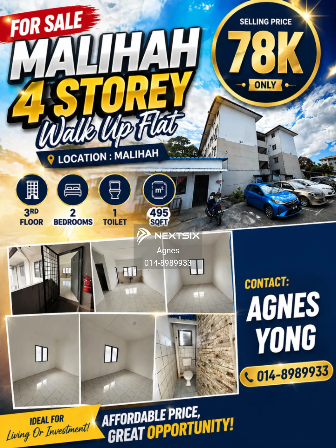 Flat For Sale in Kuching Sarawak