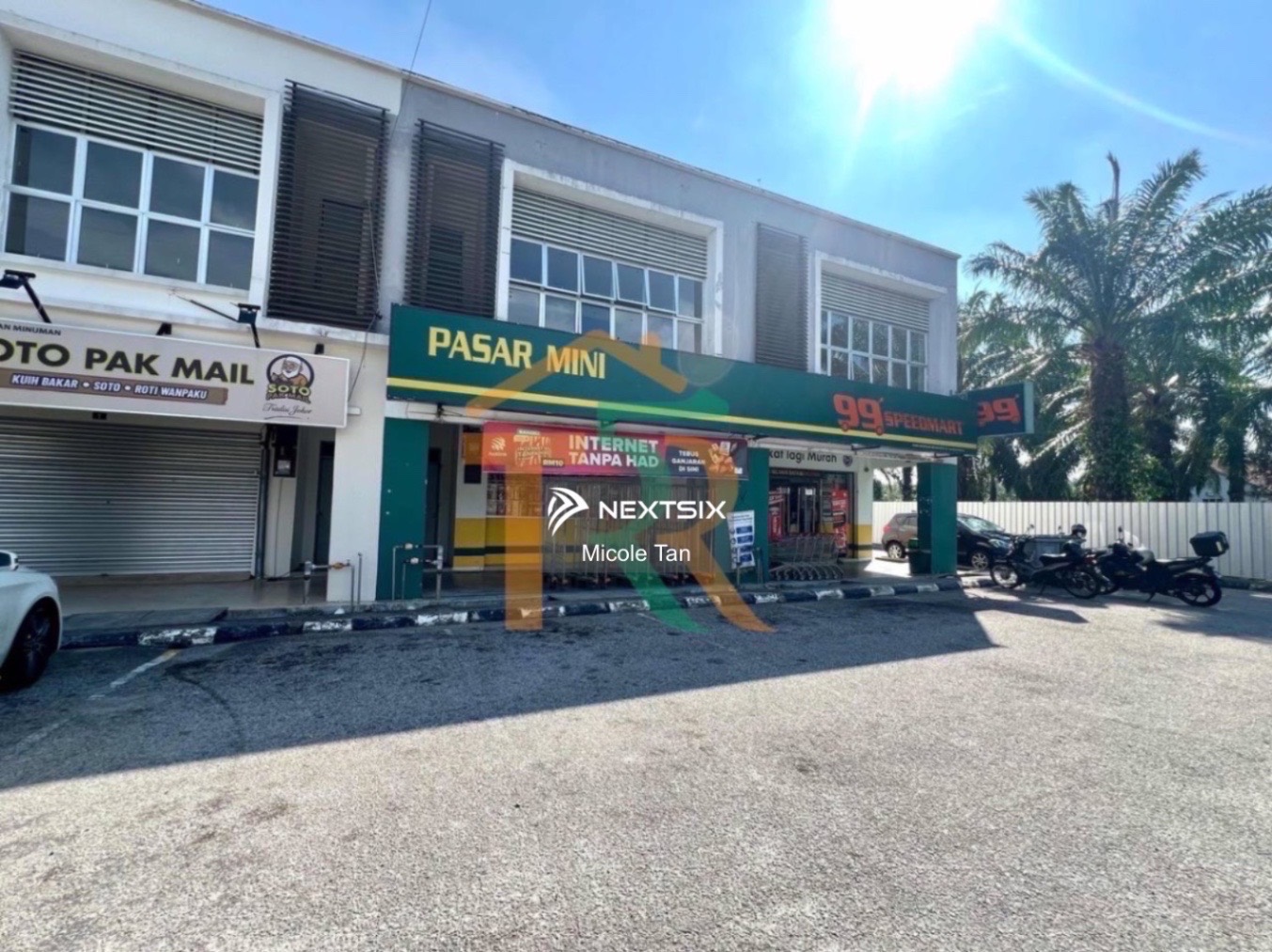Retail Office For Rent in Muar Johor