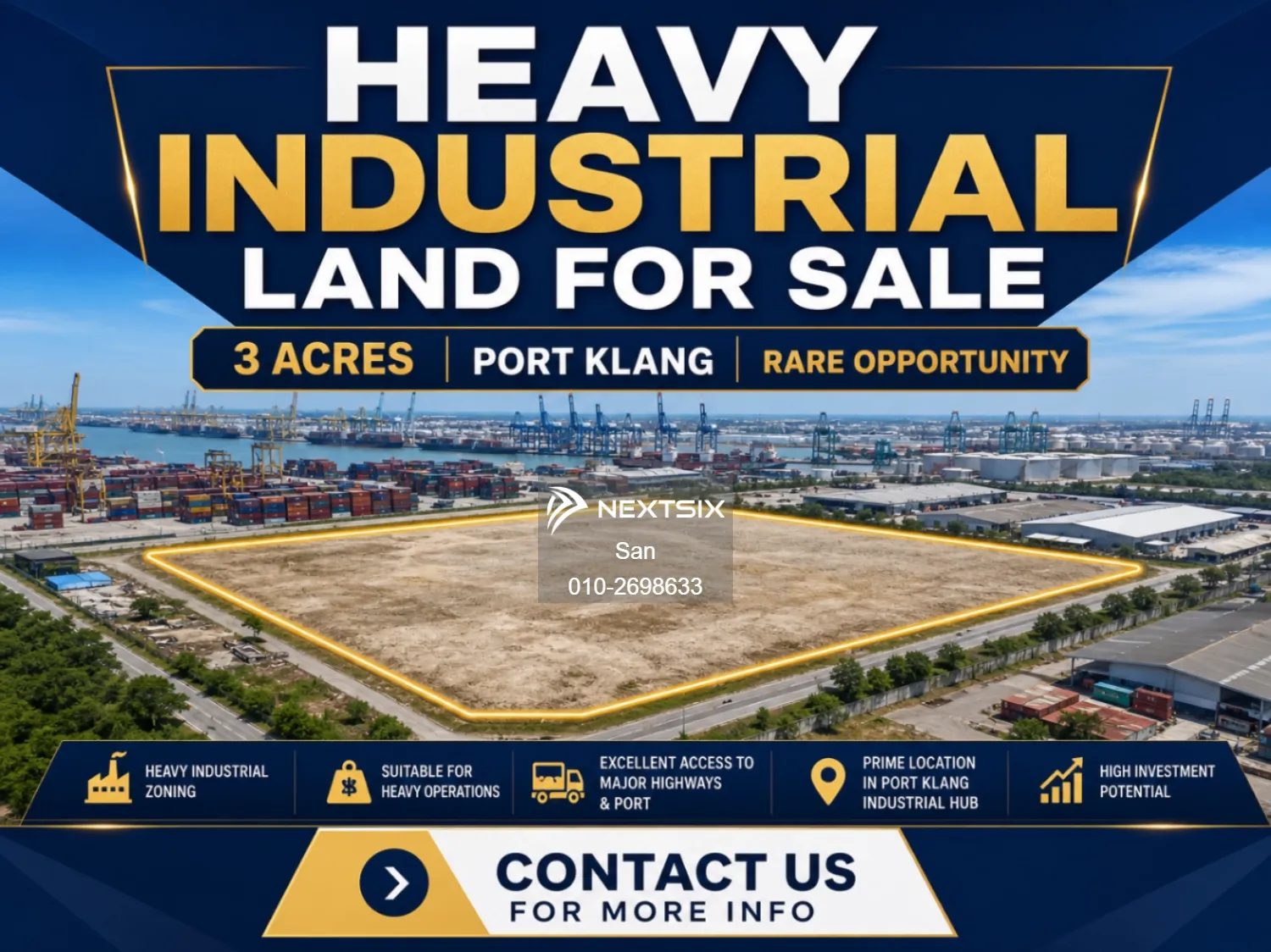 Industrial Land For Sale in Port Klang Selangor