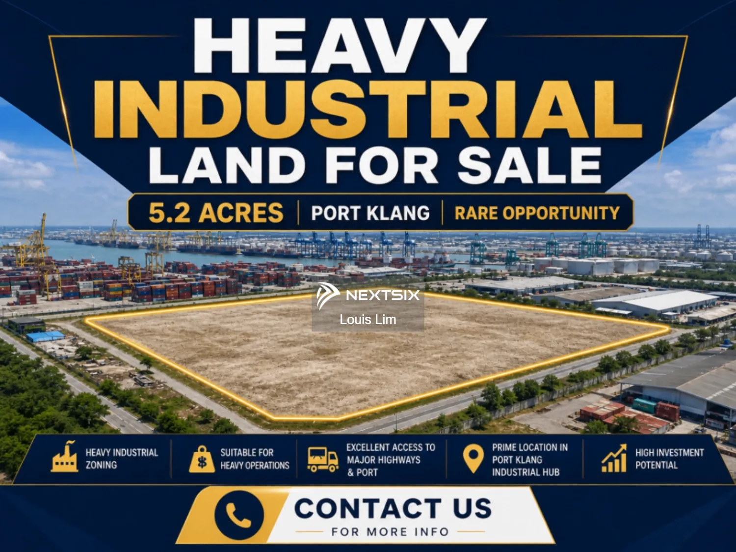 Industrial Land For Sale in Port Klang Selangor