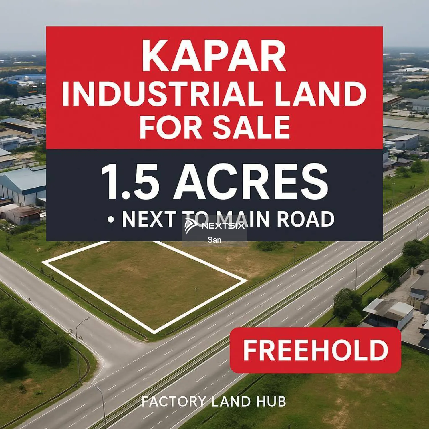 Industrial Land For Sale in Kapar Selangor
