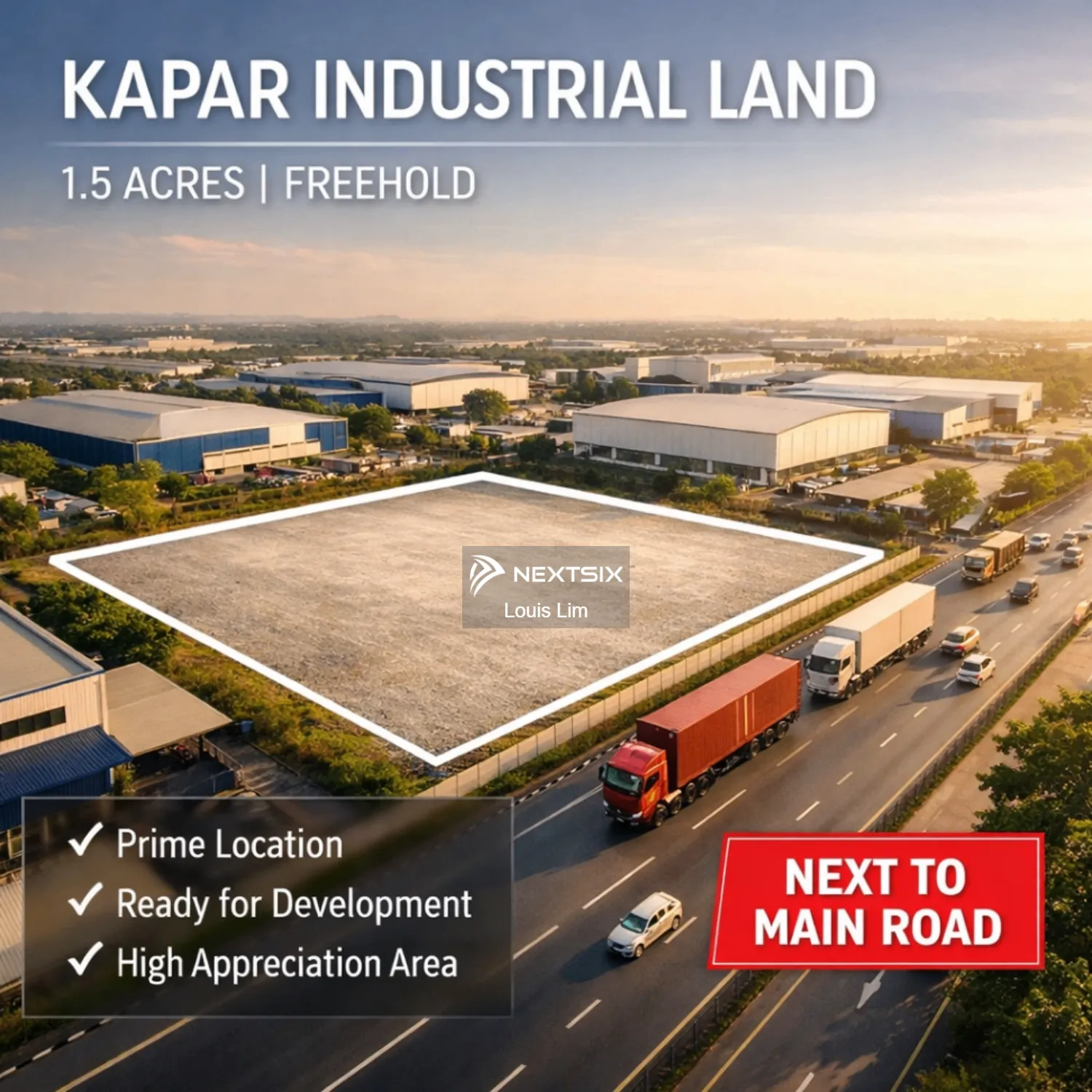 Industrial Land For Sale in Kapar Selangor