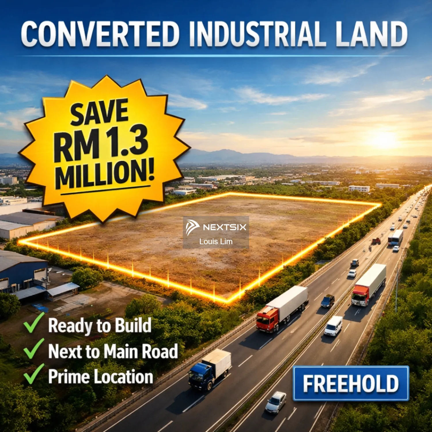 Industrial Land For Sale in Kapar Selangor