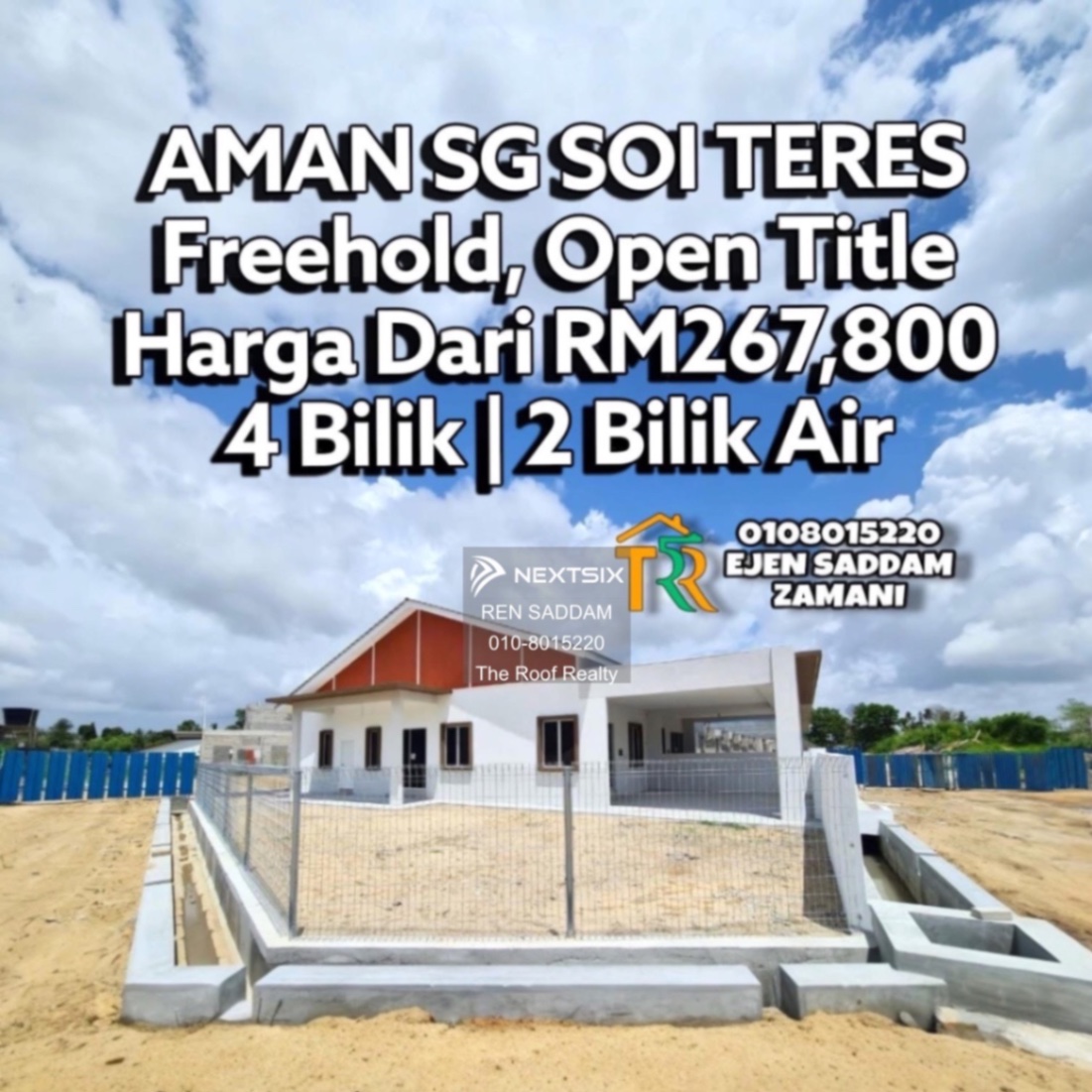 1-sty Terrace/Link House For Sale in Kuantan Pahang
