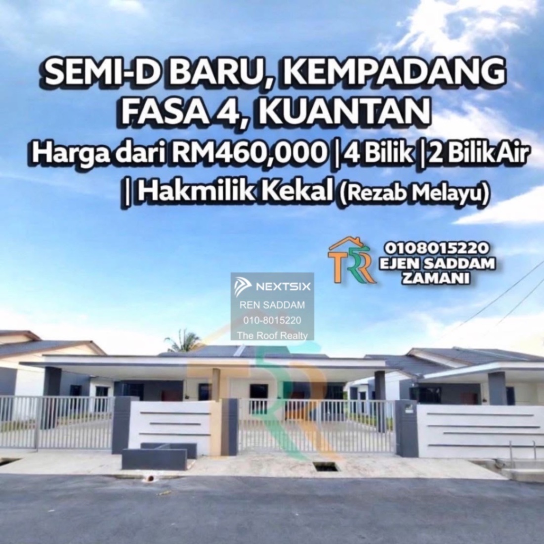 1-sty Terrace/Link House For Sale in Kuantan Pahang