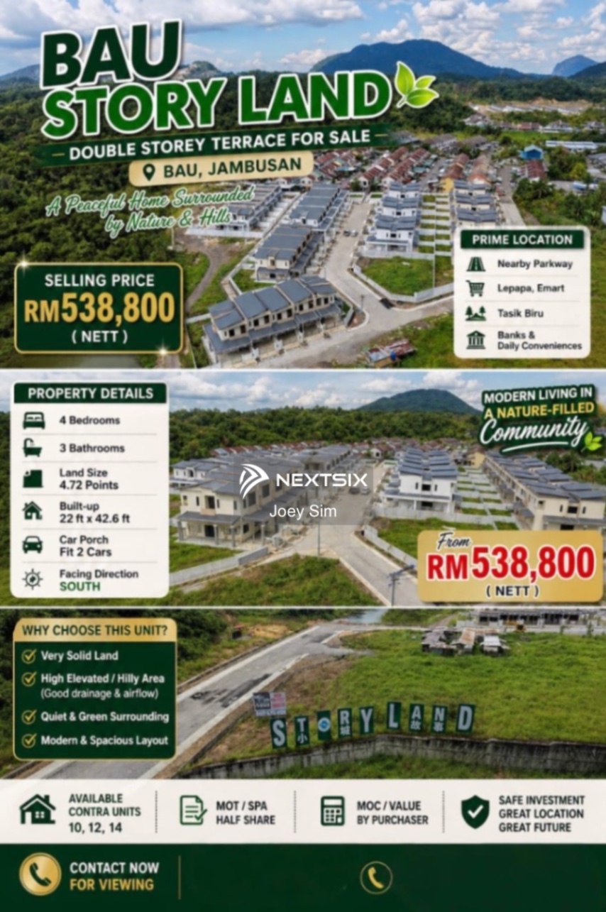 2-sty Terrace/Link House For Sale in Kuching Sarawak