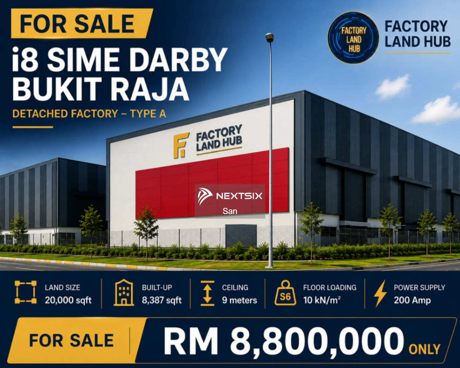 Semi-D Factory For Sale in Klang Selangor