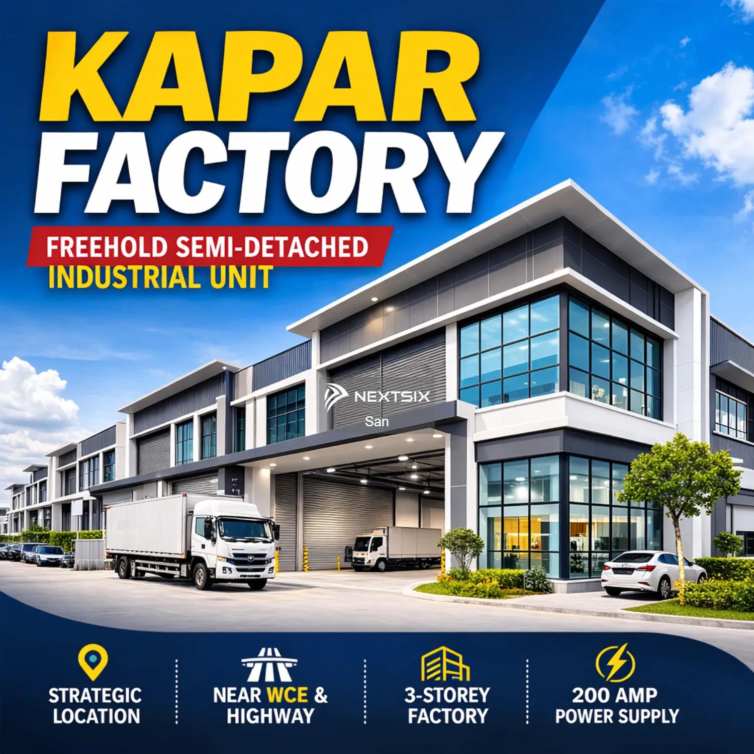 Semi-D Factory For Sale in Klang Selangor