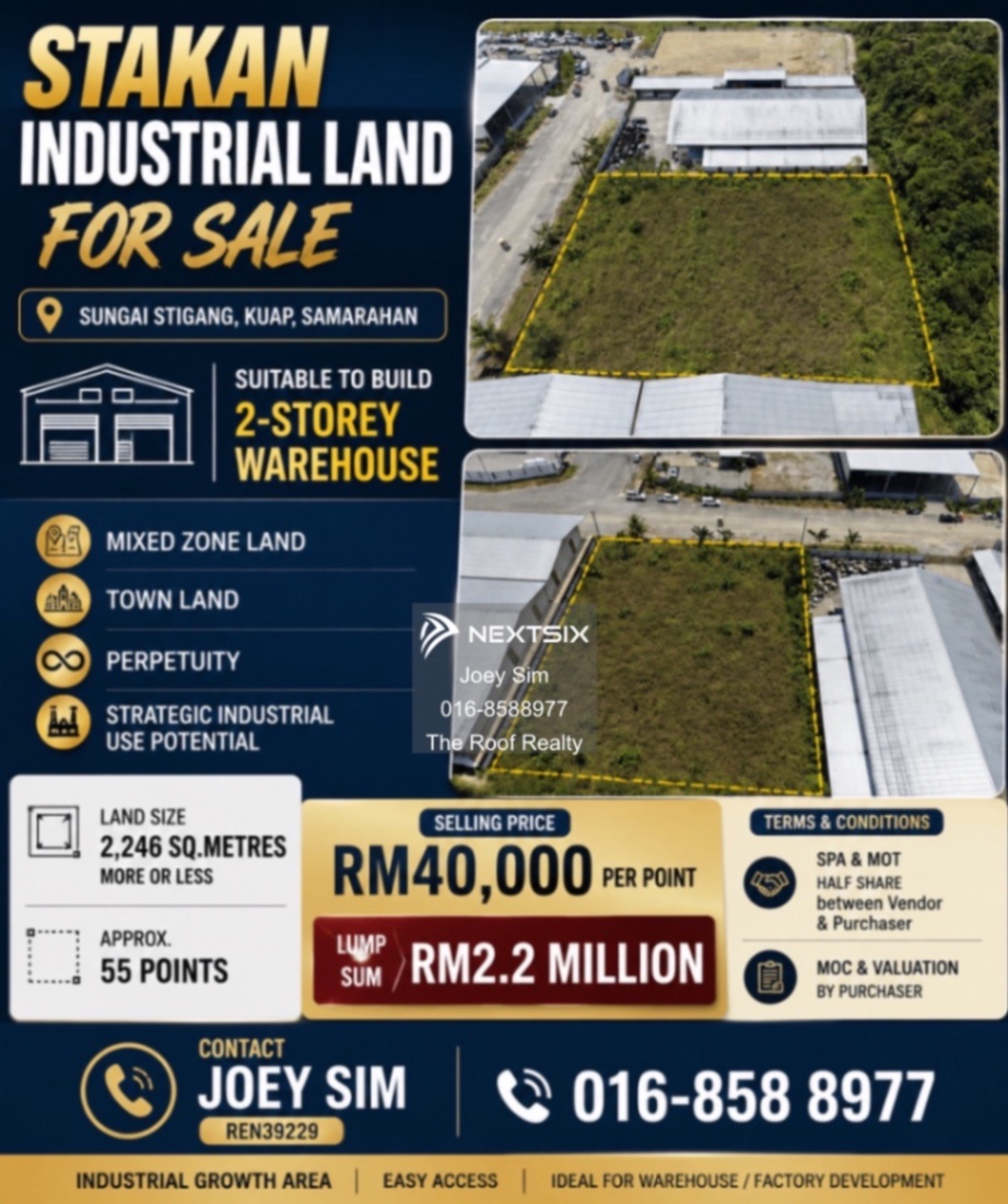Industrial Land For Sale in Kuching Sarawak