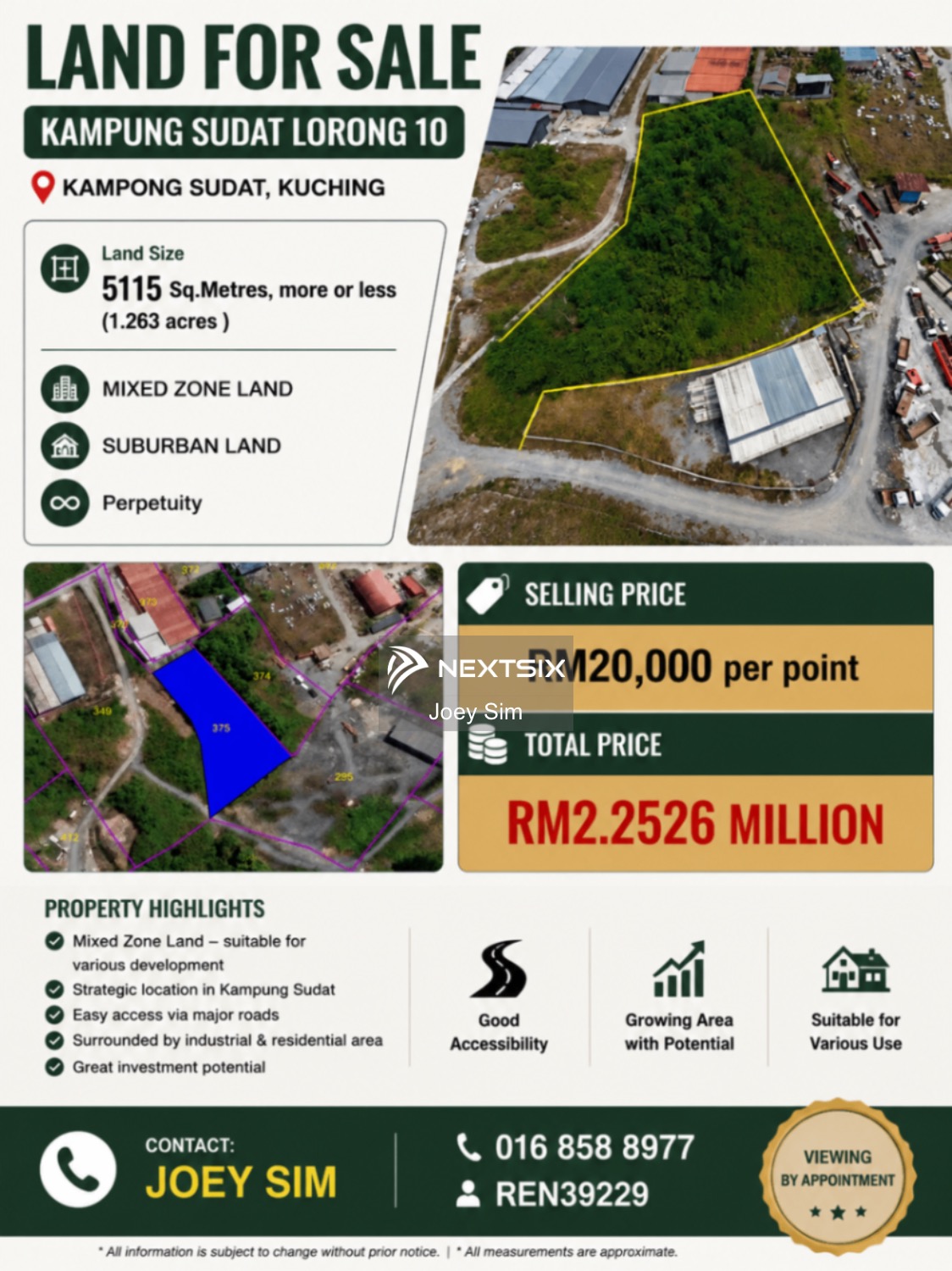 Agricultural Land For Sale in Kuching Sarawak
