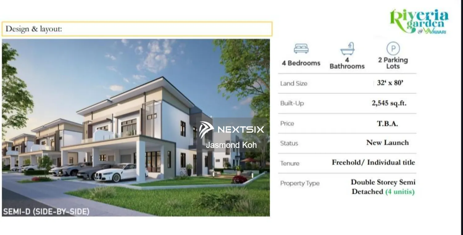 Semi-detached House For Sale in Johor Bahru Johor