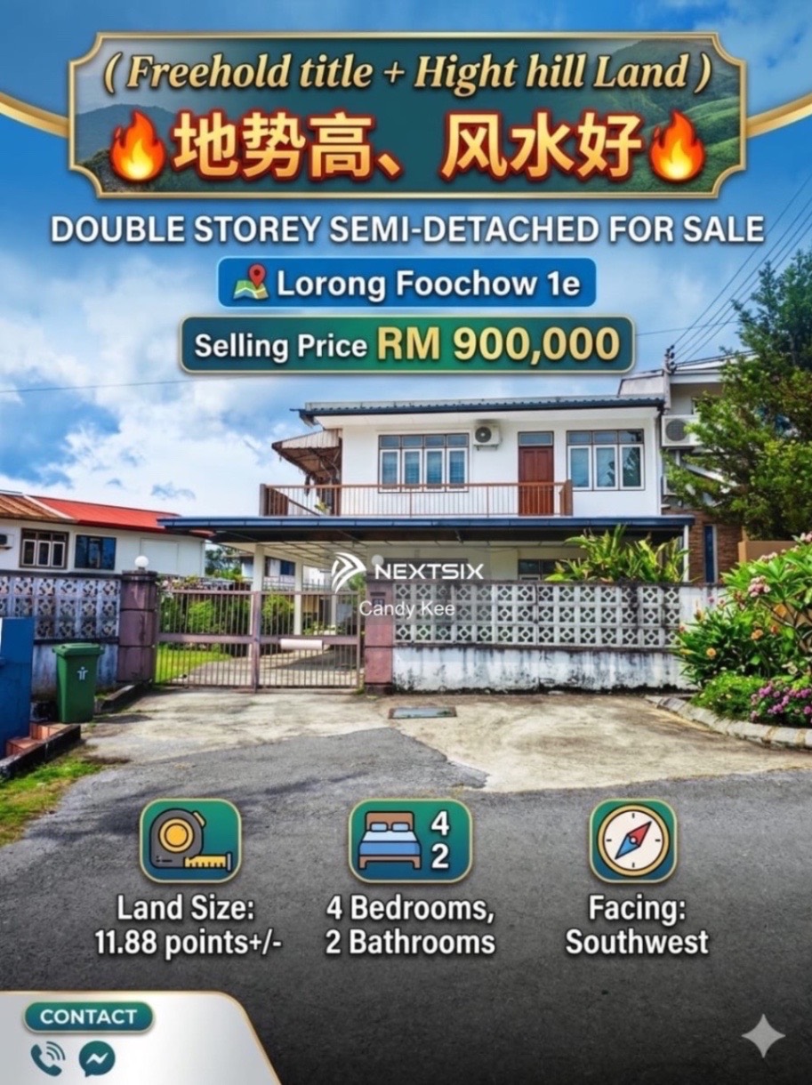 Semi-detached House For Sale in Kuching Sarawak