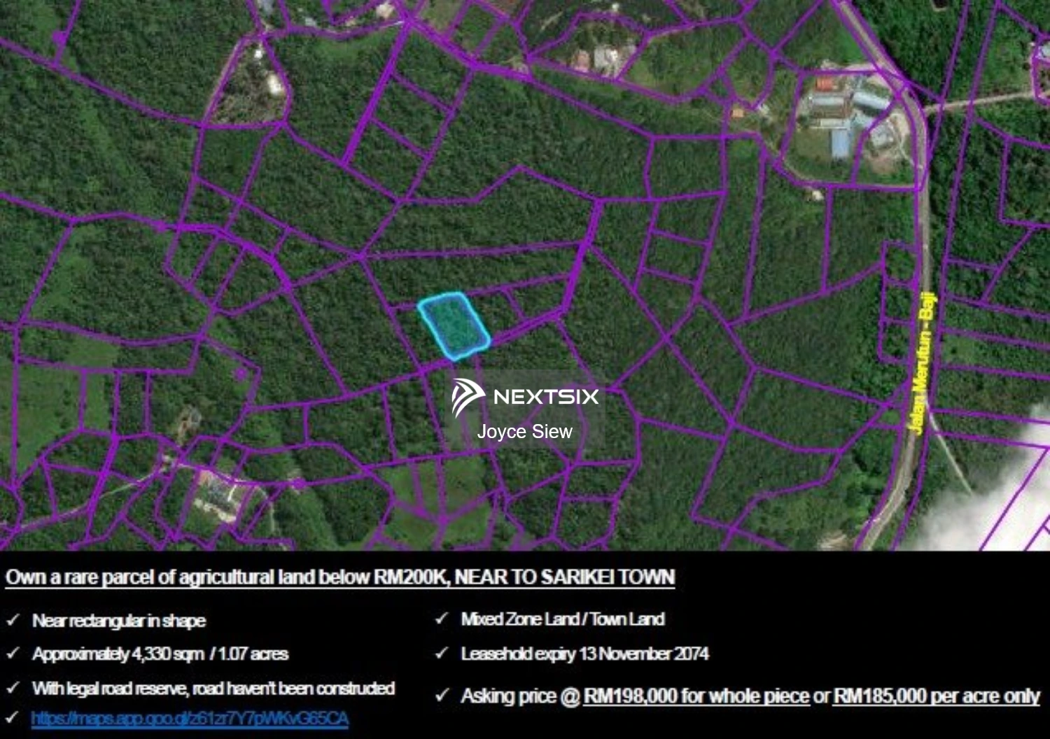Agricultural Land For Sale in Sarikei Sarawak