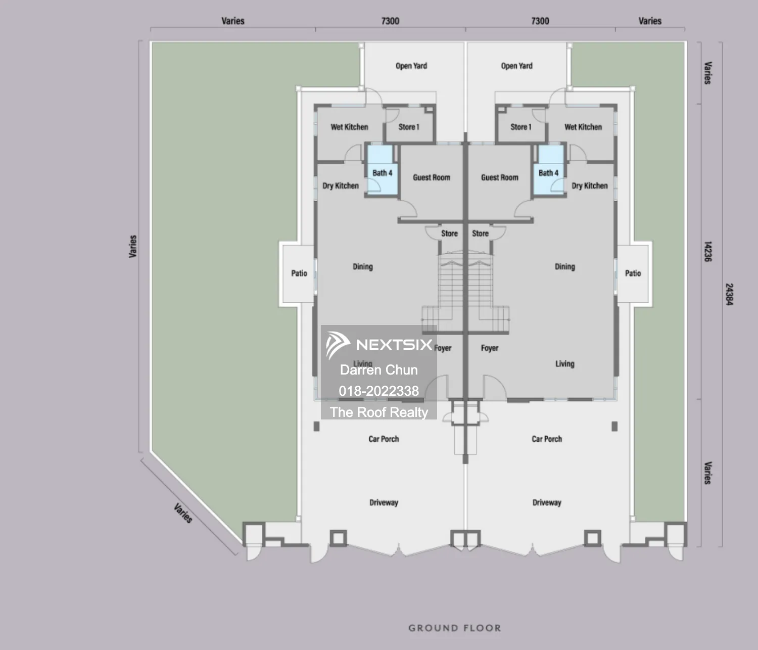 Semi-detached House floor plan - Image 1