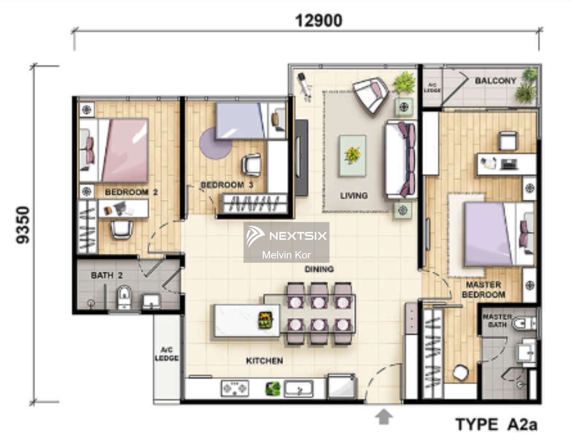 Condominium floor plan - Image 3