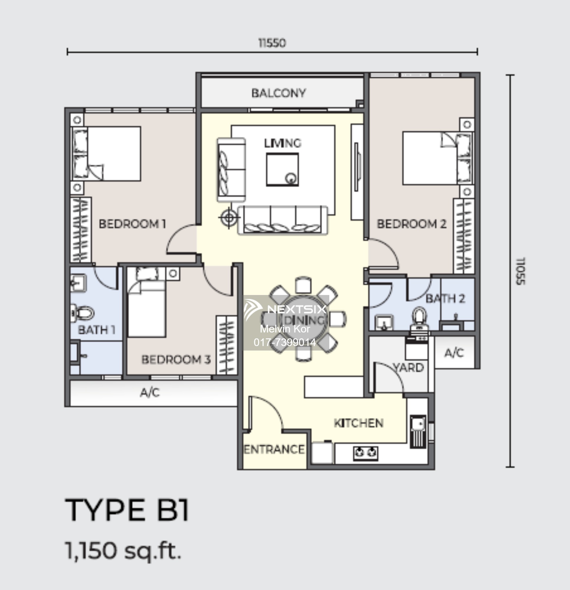 Condominium floor plan - Image 5