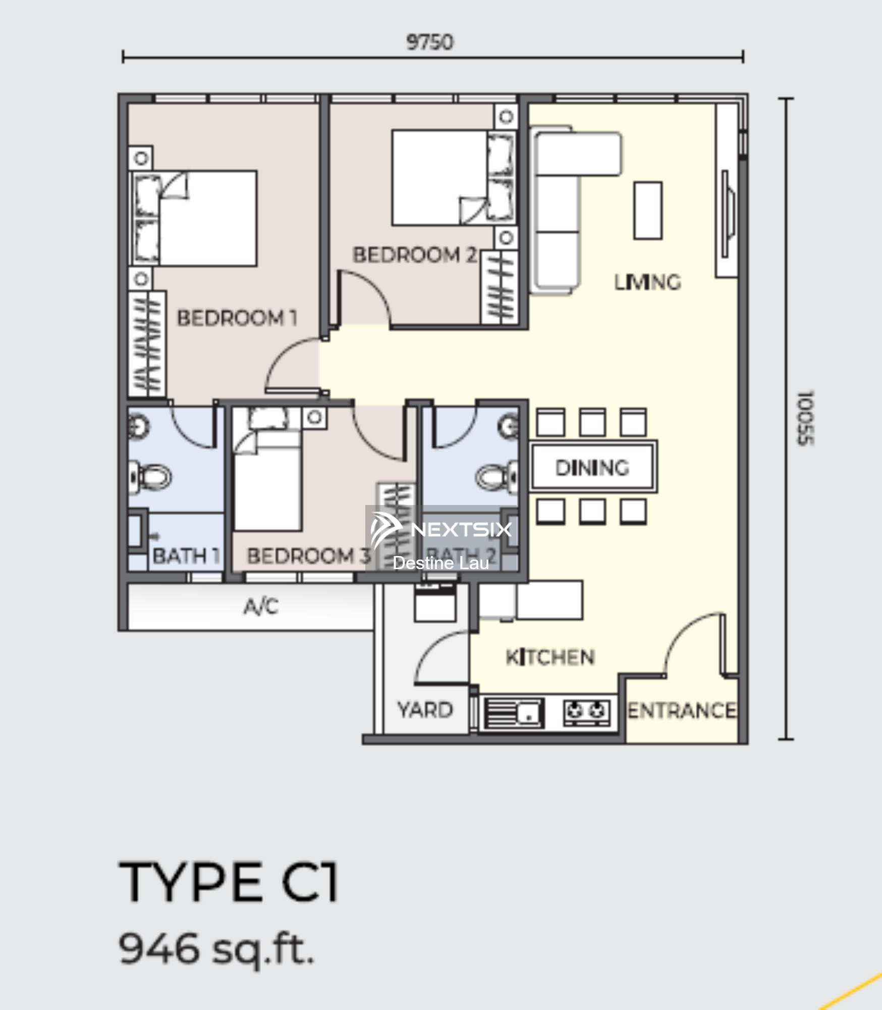 Condominium floor plan - Image 5
