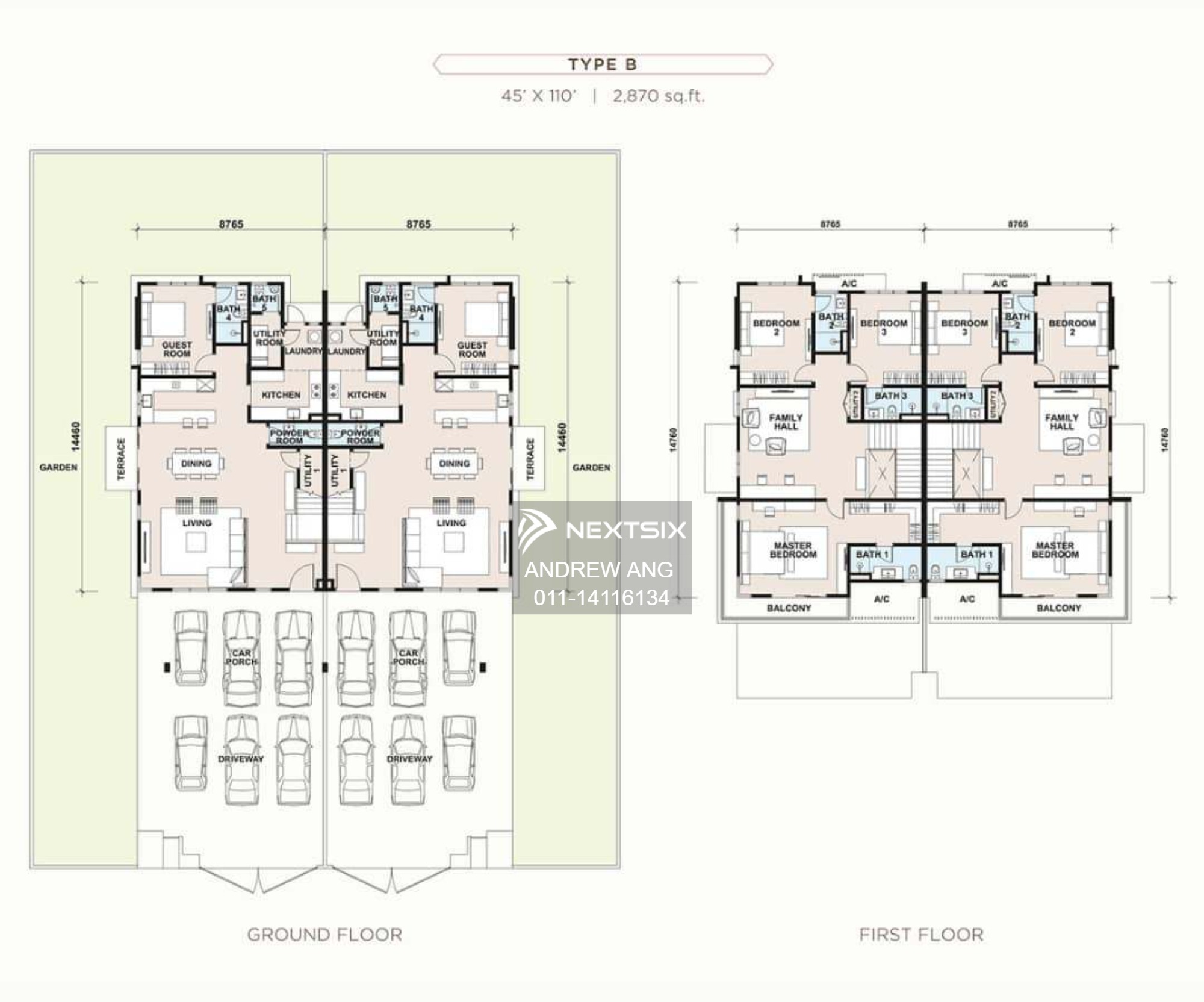 Semi-detached House floor plan - Image 1