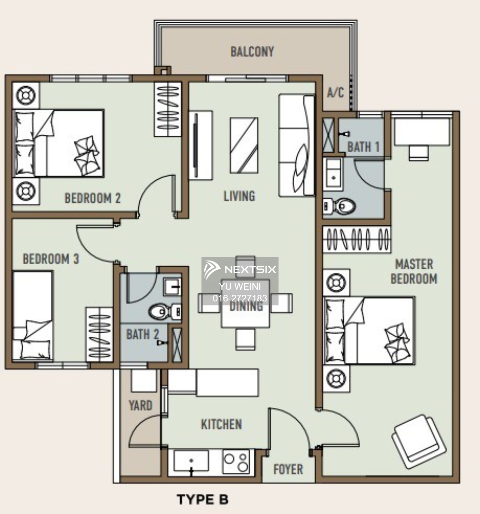 Serviced Residence floor plan - Image 1