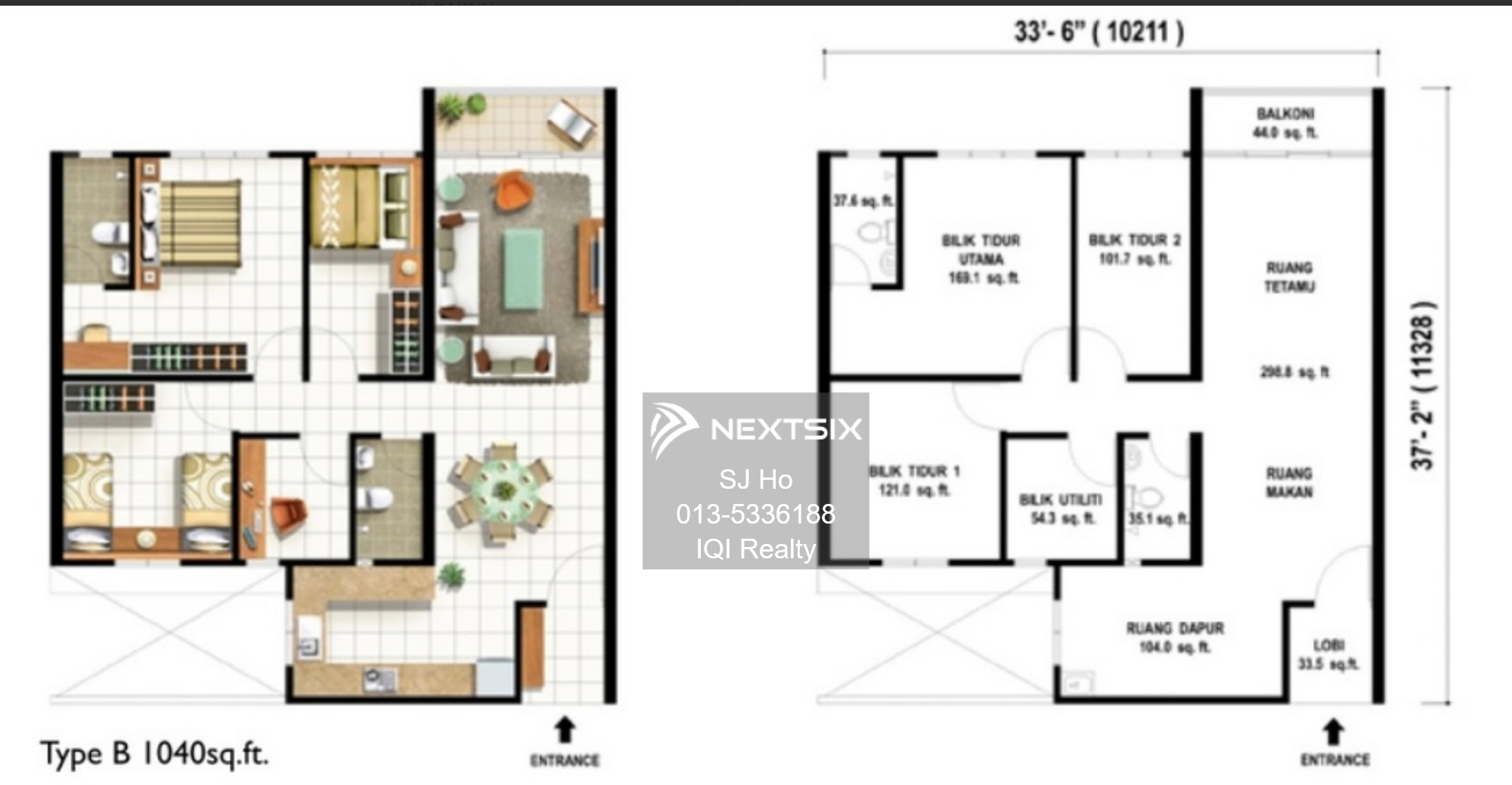 Apartment floor plan - Image 1