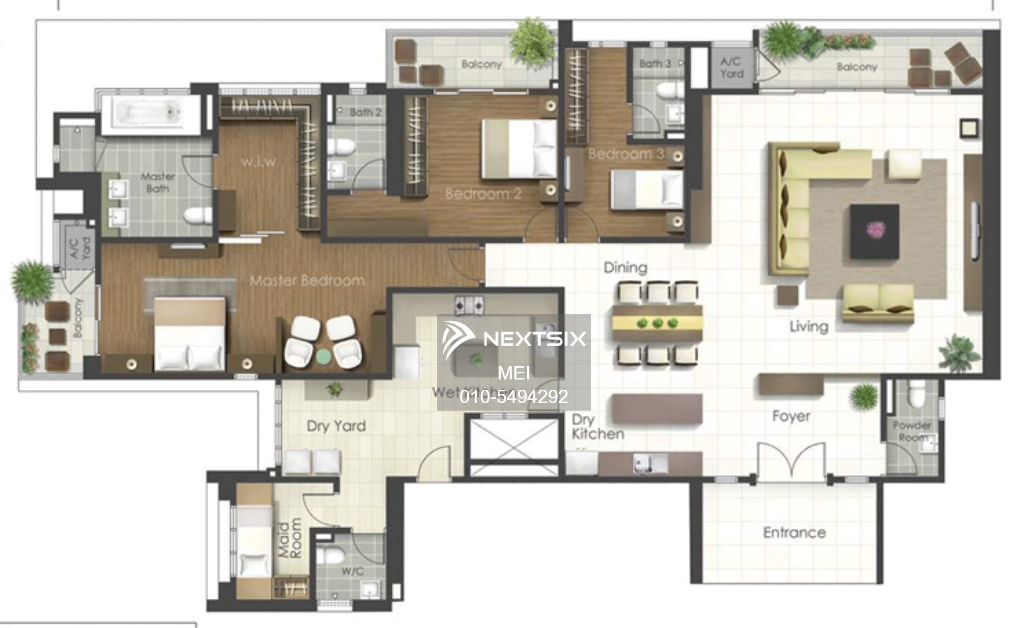 Condominium floor plan - Image 2